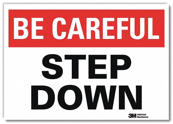 Safety Decal 5inx7in Reflective Sheeting