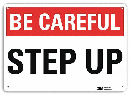 Safety Sign 10 in x 14 in Plastic