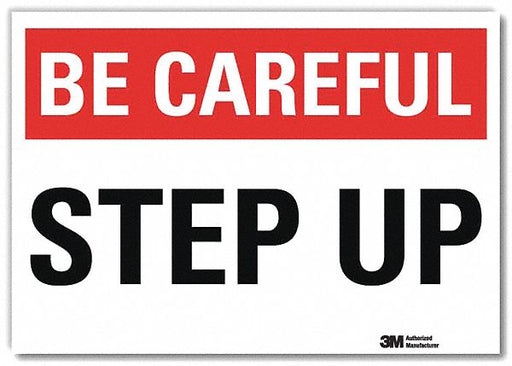 Safety Decal 7 in x 10 in Rflct Sheeting