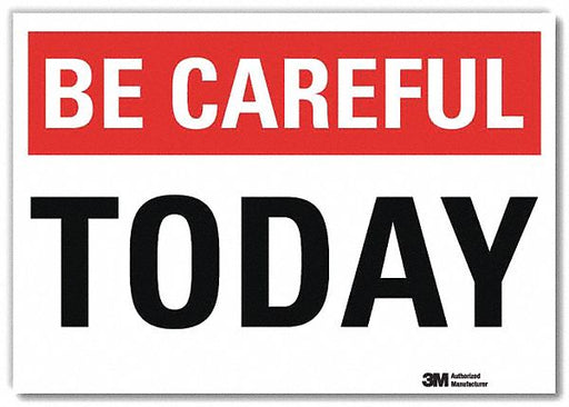 Safety Decal 7 in x 10 in Rflct Sheeting