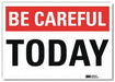 Safety Decal 10in x 14in Rflct Sheeting