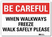 Safety Decal 5 in x 7 in Rflct Sheeting