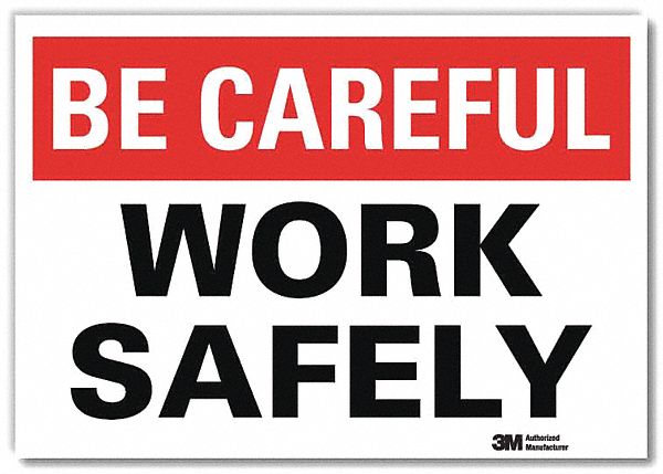 Safety Decal 10in x 14in Rflct Sheeting