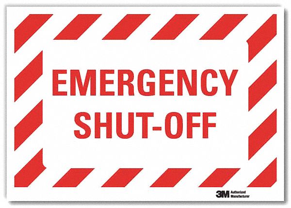 Safety Decal 7x10in Reflective Sheeting