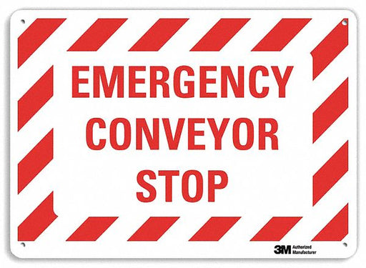 Notice Sign 7 in x 10 in Plastic