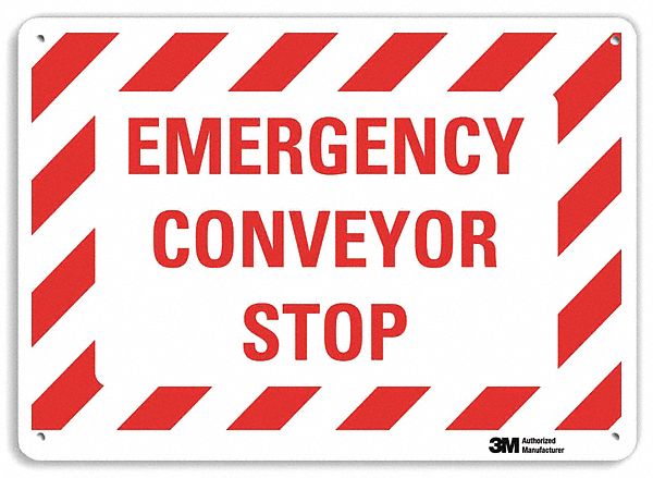 Notice Sign 10 in x 14 in Plastic