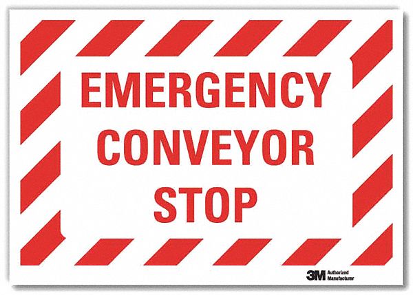 Safety Decal 5inx7in Reflective Sheeting