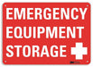 Facility Sign 10 in x 14 in Plastic