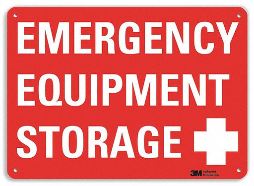Facility Sign 10 in x 14 in Plastic