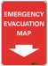 Emgncy Exit Sign 14x10in Rflctv Sheeting
