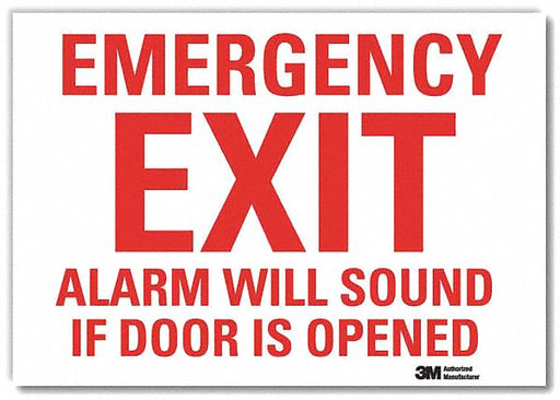 Emrgncy Sign 10x14in Reflective Sheeting