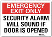 Emrgncy Sign 10x14in Reflective Sheeting