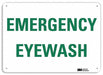Safety Sign 10 in x 14 in Aluminum