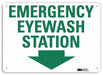 Safety Sign 10 in x 14 in Aluminum