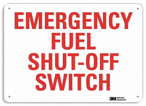 Safety Sign 7 in x 10 in Aluminum