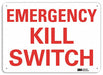 Facility Sign 7 in x 10 in Plastic