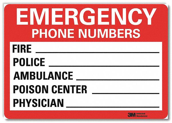 Safety Decal 10x14in Reflective Sheeting