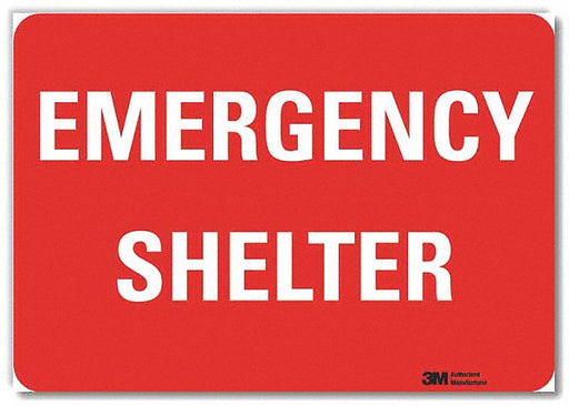 Safety Decal 10x14in Reflective Sheeting