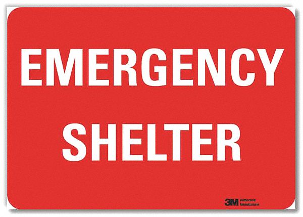 Safety Decal 10x14in Reflective Sheeting