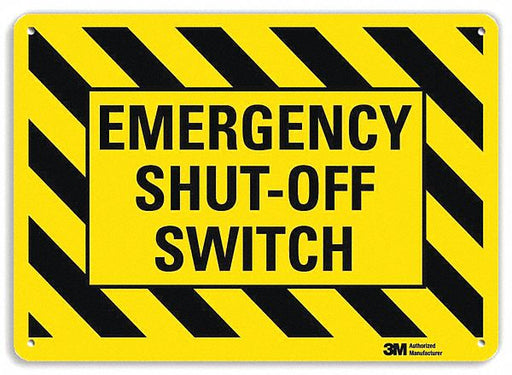 Facility Sign 10 in x 14 in Plastic