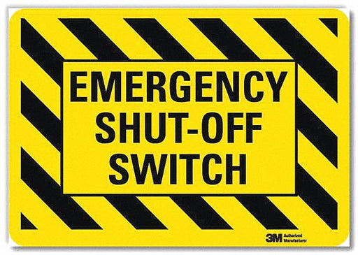 Safety Decal 10x14in Reflective Sheeting