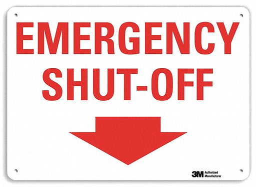 Facility Sign 7 in x 10 in Plastic