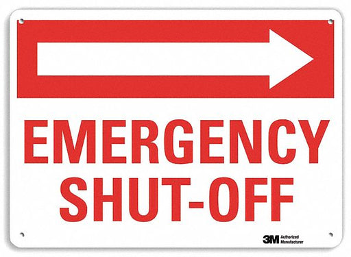 Facility Sign 7 in x 10 in Plastic