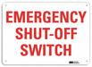 Facility Sign 10 in x 14 in Plastic