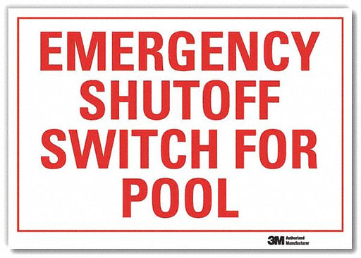 Safety Decal 10x14in Reflective Sheeting