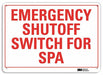 Facility Sign 10 in x 14 in Plastic