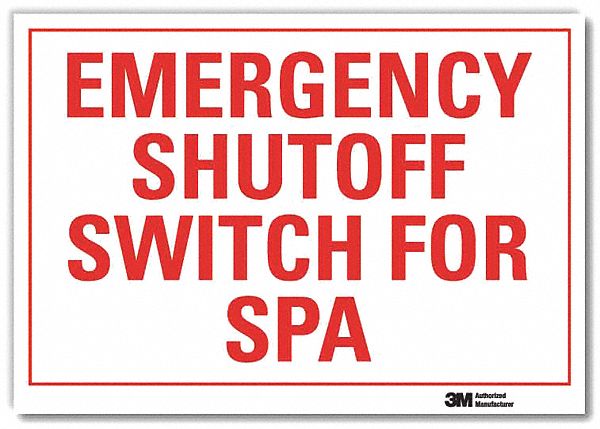 Safety Decal 7x10in Reflective Sheeting
