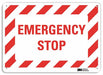 Facility Sign 7 in x 10 in Plastic