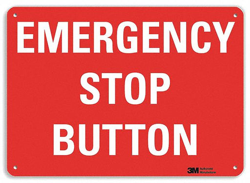Safety Sign 7 in x 10 in Plastic