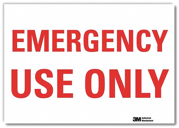 Safety Decal 5inx7in Reflective Sheeting