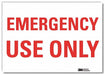 Safety Decal 10x14in Reflective Sheeting