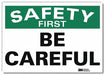 Safety Decal 10in x 14in Rflct Sheeting