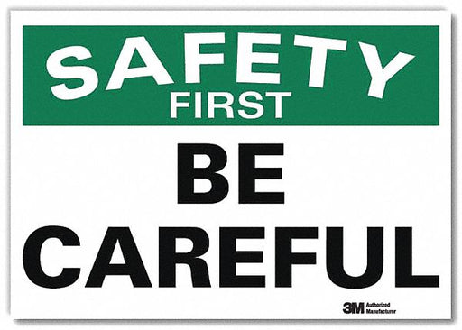 Safety Decal 10in x 14in Rflct Sheeting
