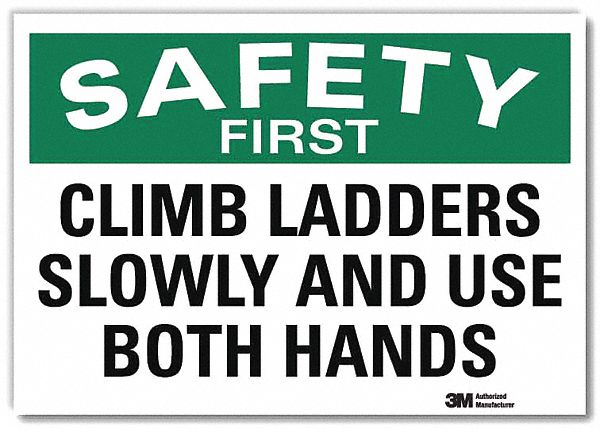 Safety Decal 5inx7in Reflective Sheeting