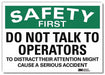 Safety Decal 10in x 14in Rflct Sheeting
