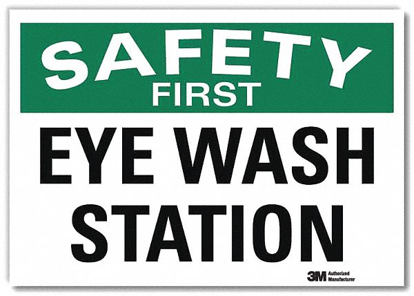 Safety Decal 5inx7in Reflective Sheeting
