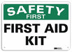 Safety Sign 10 in x 14 in Plastic