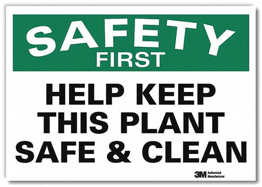 Safety Decal 7x10in Reflective Sheeting