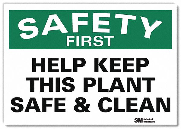 Safety Decal 5x7in Reflective Sheeting