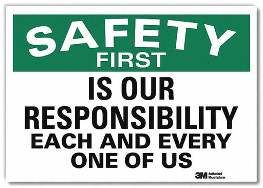 Safety Decal 10in x 14in Rflct Sheeting