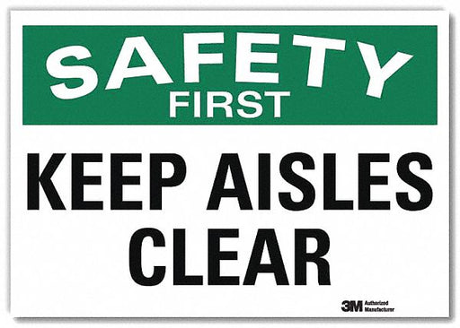 Safety Decal 7x10in Reflective Sheeting