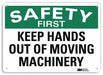 Safety Sign 7 in x 10 in Aluminum