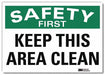 Safety Decal 7x10in Reflective Sheeting
