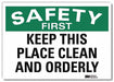 Safety Decal 7x10in Reflective Sheeting