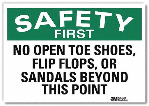 Safety Sign 10x14in Reflective Sheeting