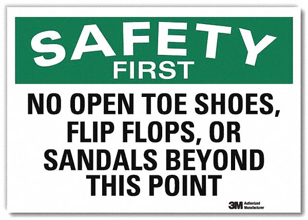 Safety Sign 10x14in Reflective Sheeting
